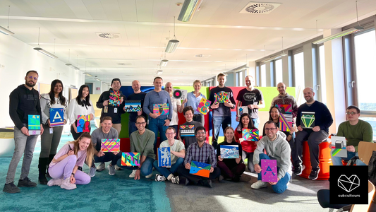 Tape Art Teambuilding Event with artist Fabifa in Berlin, Germany