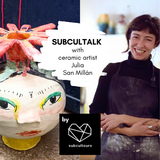 subcultalk with ceramic and illustration artist Julia San Millán from Lisbon, Portugal
