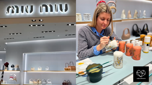 Retail Brand Event with an Artist: Miu Miu's "Painting Candles" Activation in Berlin, Germany