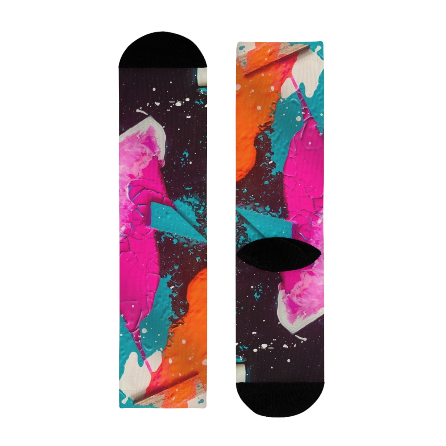 subcultours x KAT "Cosmic Consciousness" Unisex Print Socks, by subcultours merch