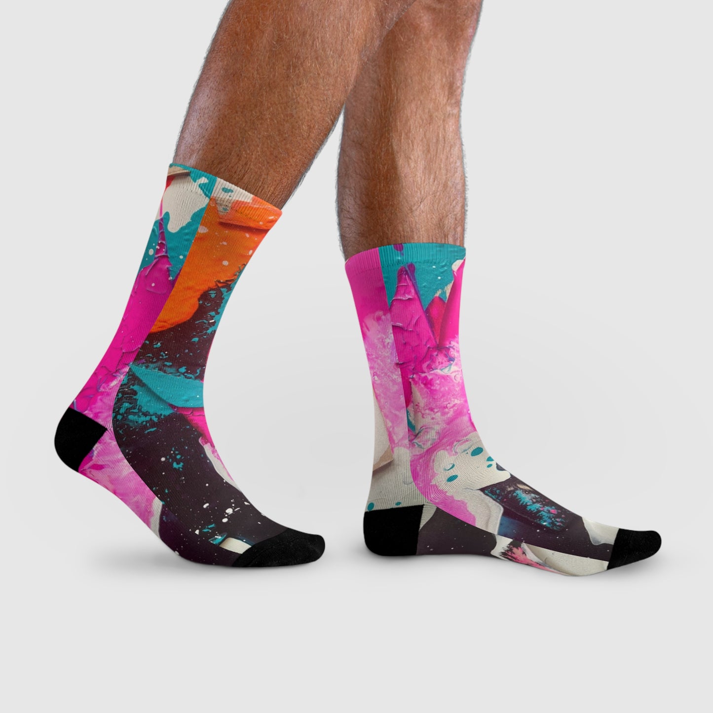 subcultours x KAT "Cosmic Consciousness" Unisex Print Socks, by subcultours merch 2