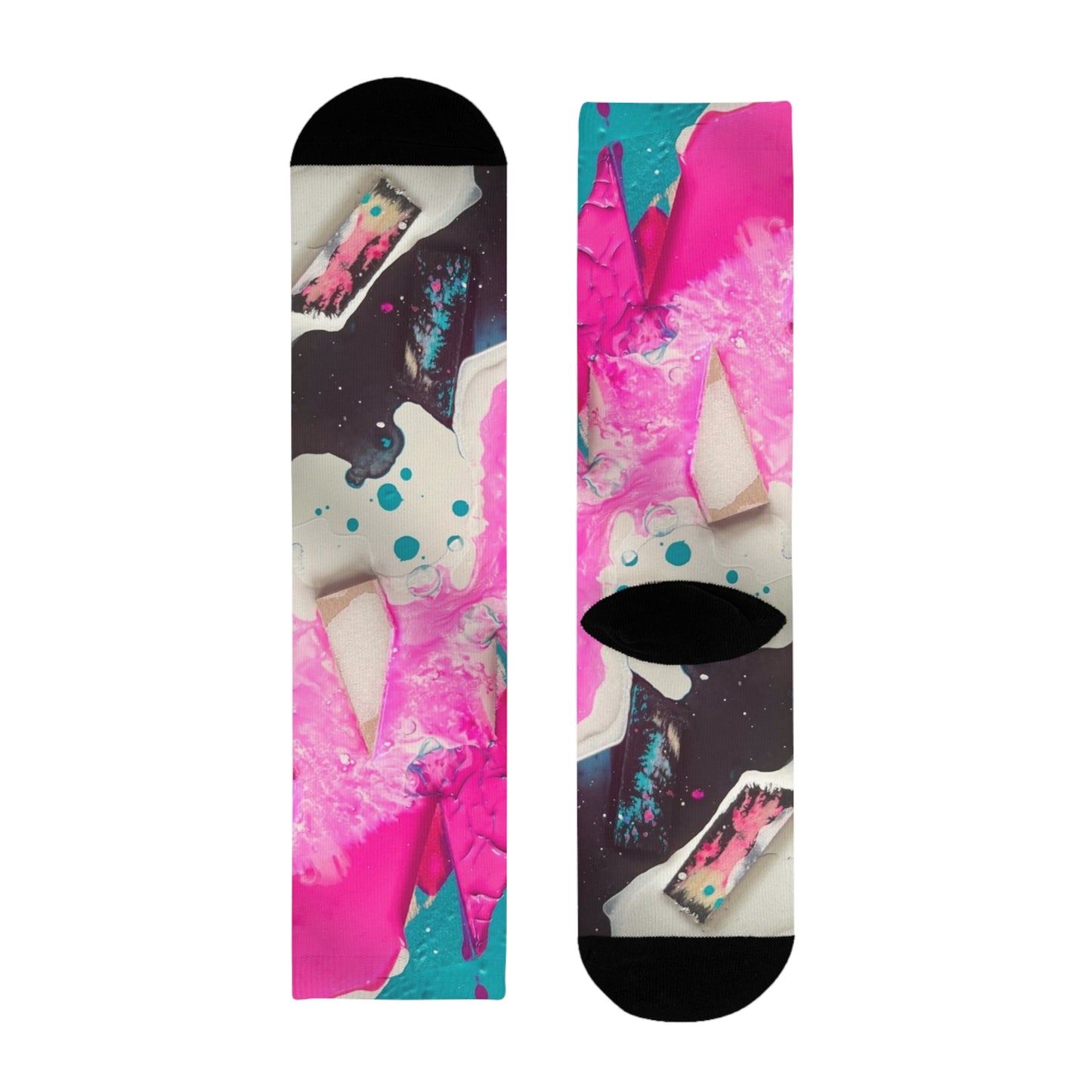 subcultours x KAT "Cosmic Consciousness" Unisex Print Socks, by subcultours merch 3