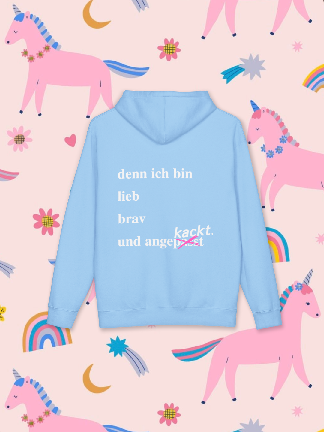 Sweat à capuche unisexe épais avec typographie originale | Tenue décontractée amusante, cadeau entre amis, style urbain, superposition confortable