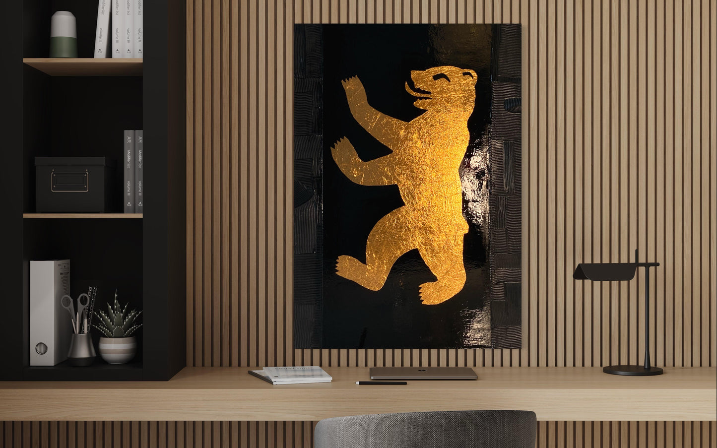 "Berlin Bear" Artwork by Nyra Turkmani