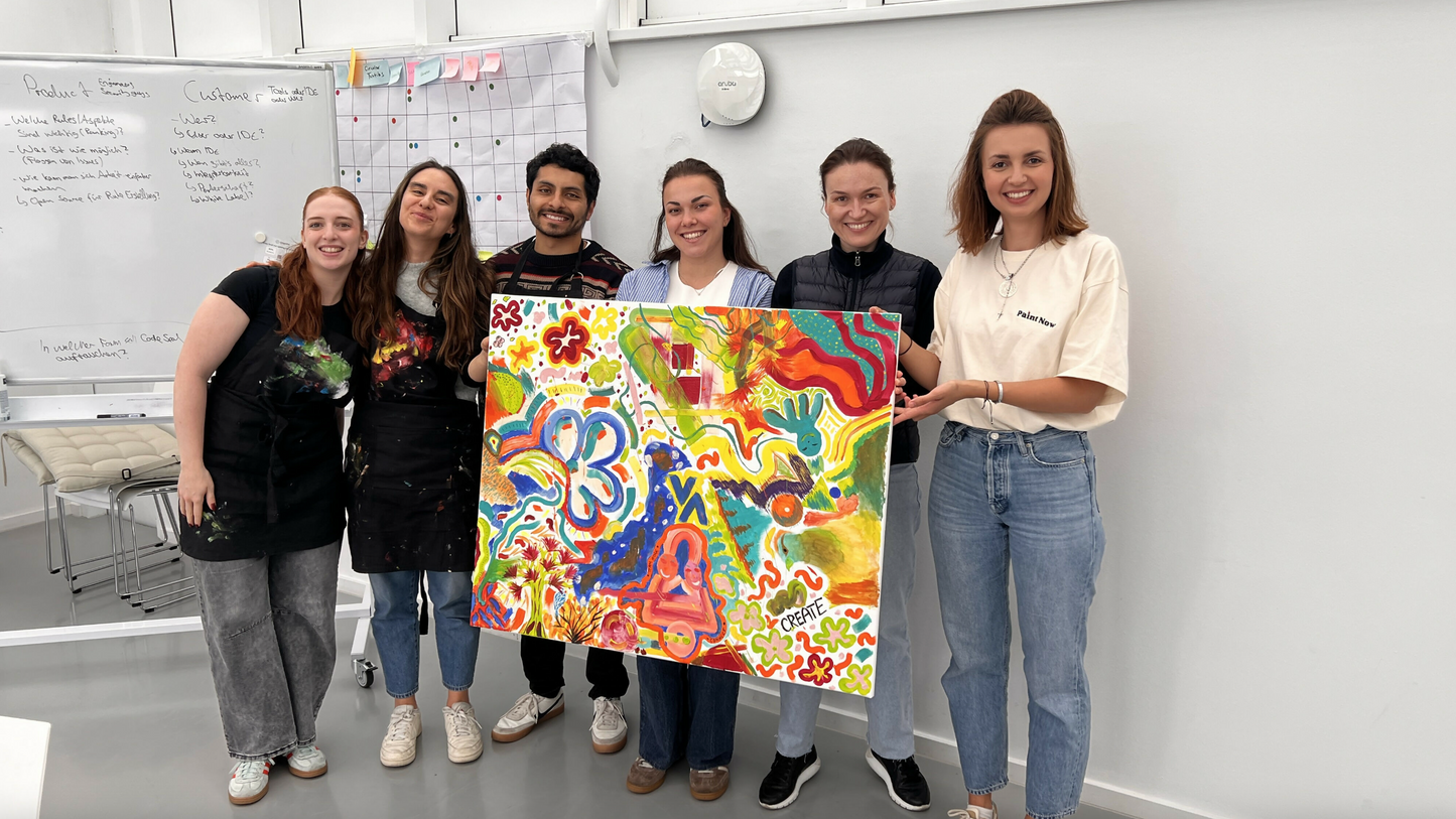 🎨 Creative Team Painting Workshop with Ilinca and Team in Berlin, Germany