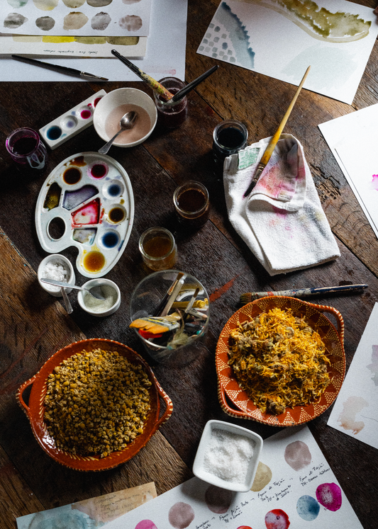 Botanical Painting Workshop "Alchemy of Colors: Painting and Tasting Portuguese Nature" with Isabel in Póvoa de Varzim, Portugal by subcultours