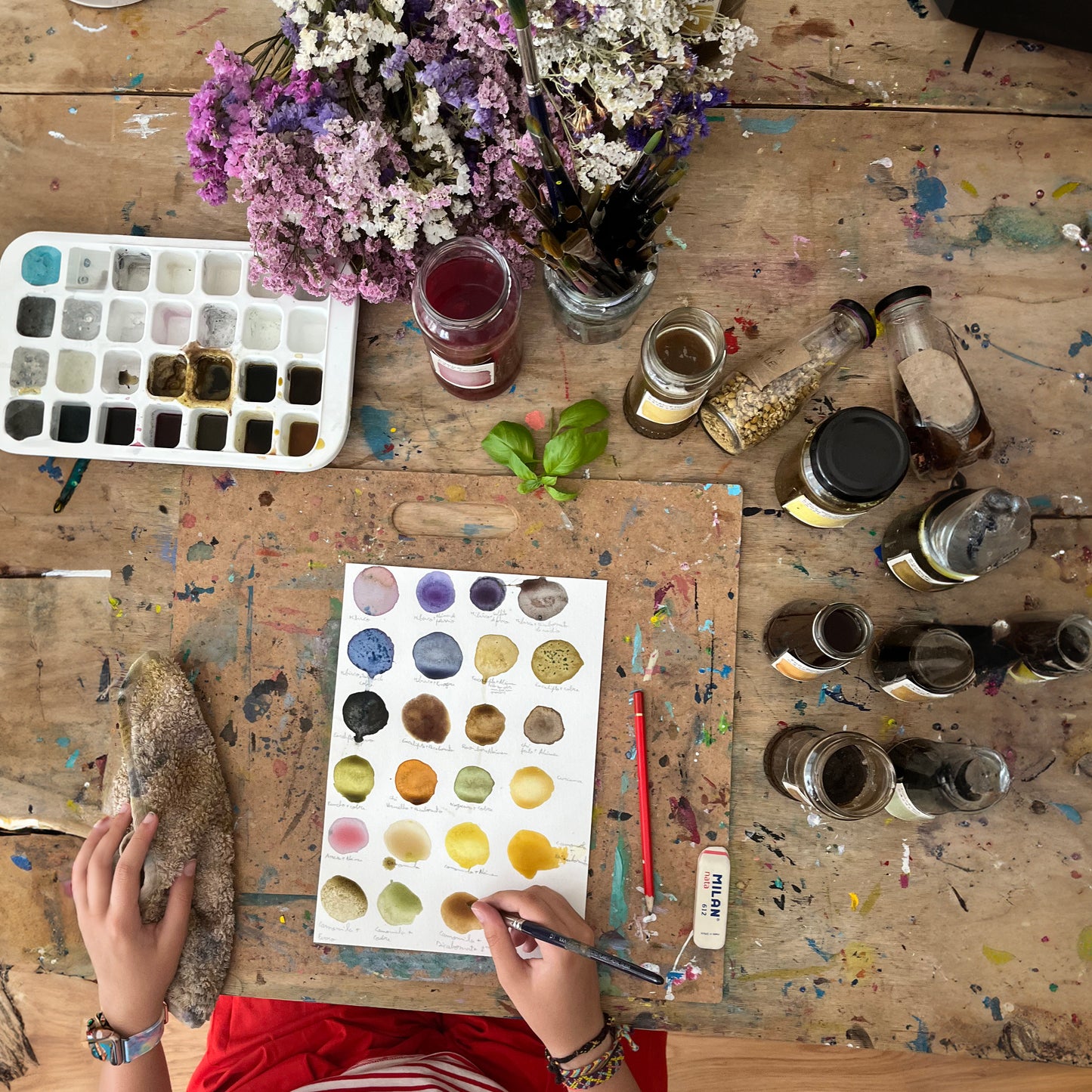 Botanical Painting Workshop "Alchemy of Colors: Painting and Tasting Portuguese Nature" with Isabel in Póvoa de Varzim, Portugal by subcultours