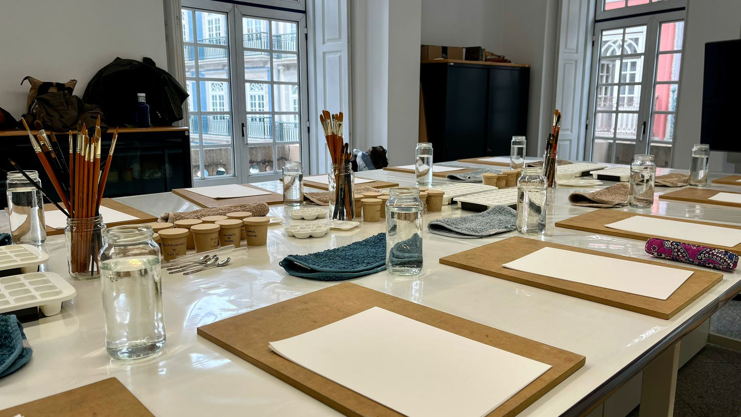 Botanical Painting Workshop "Alchemy of Colors: Painting and Tasting Portuguese Nature" with Isabel in Póvoa de Varzim, Portugal by subcultours