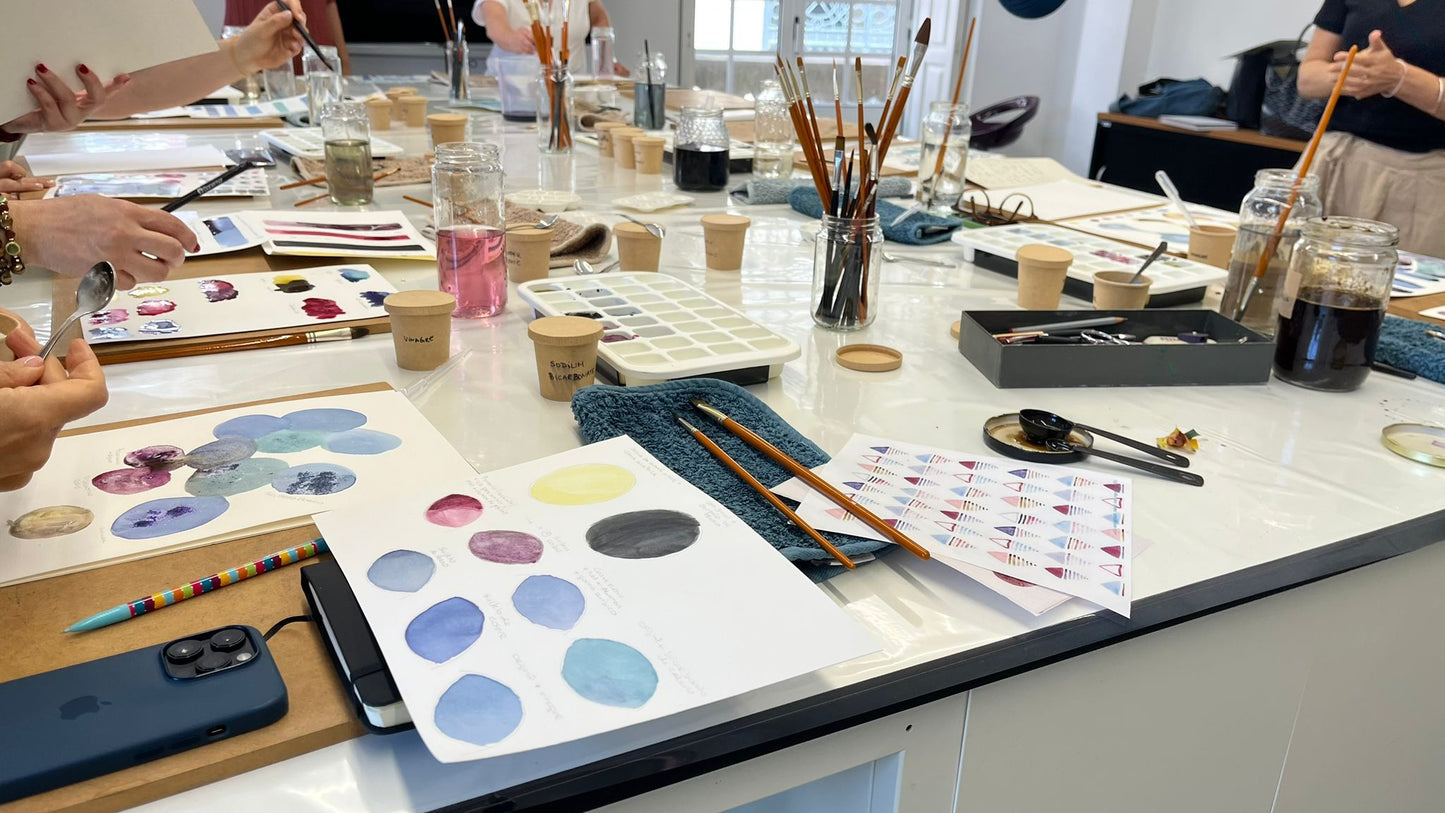 Botanical Painting Workshop "Alchemy of Colors: Painting and Tasting Portuguese Nature" with Isabel in Póvoa de Varzim, Portugal by subcultours