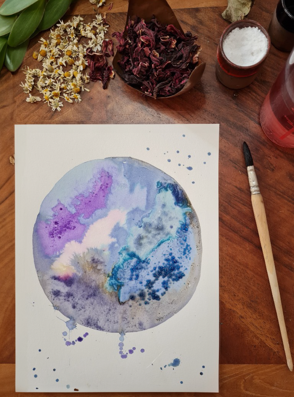 Botanical Painting Workshop "Creating Sustainable Watercolors: From Nature to Waste" with Isabel in Póvoa de Varzim, Portugal by subcultours