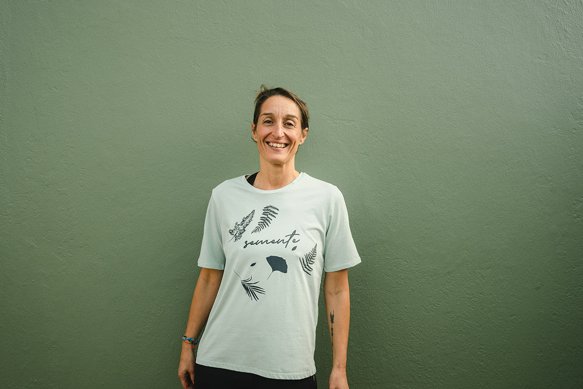 Botanical Textile Screen Printing Workshop with Andrea on island Illa de Arousa, Galicia by subcultours