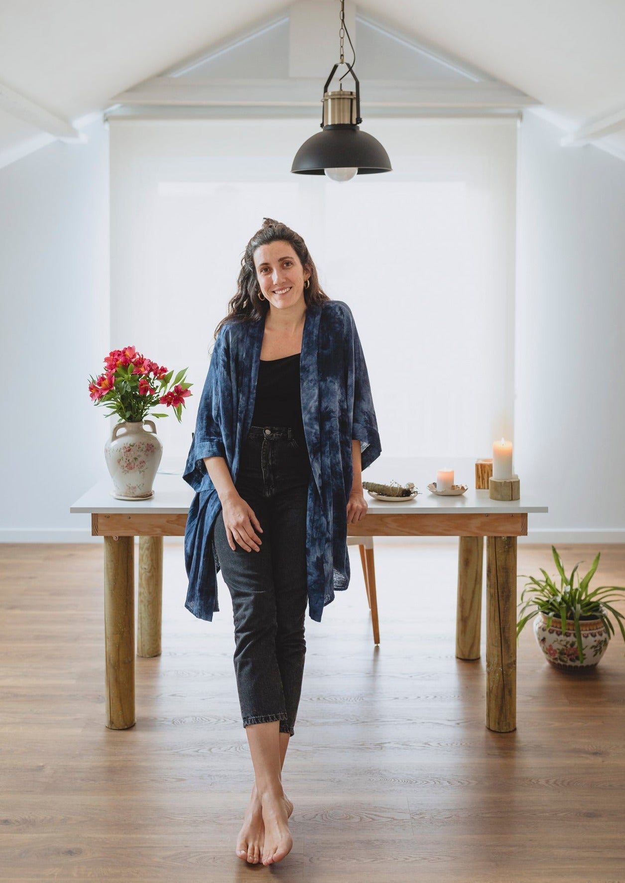 Botanical Textile Screen Printing Workshop with Andrea on island Illa de Arousa, Galicia by subcultours