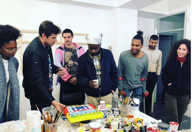 Team Building Painting Workshop "Expand Your Notions Of Creativity" with Charlie in Porto, Portugal by subcultours