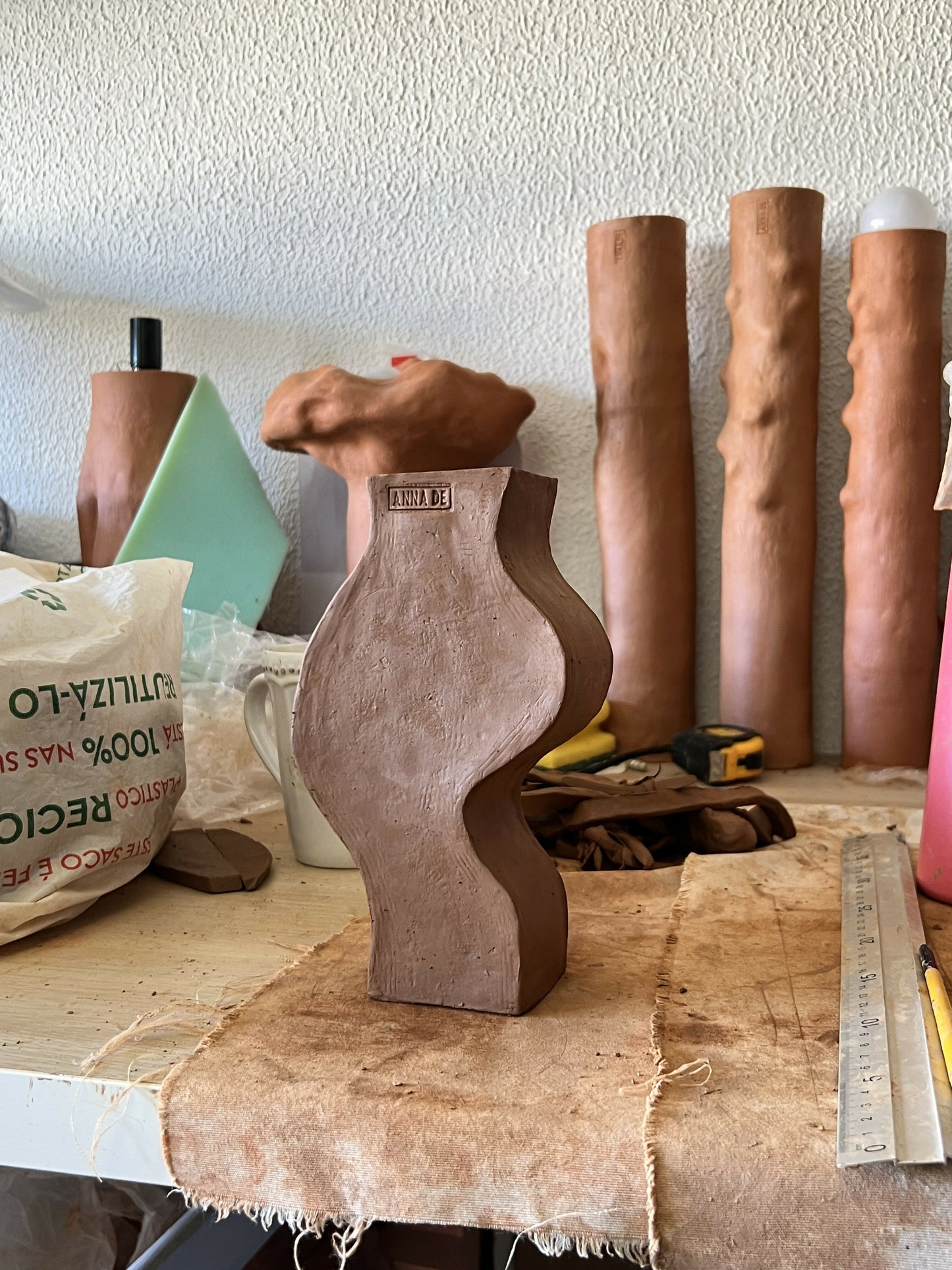 Clay & Cocktails: Hand-Building Ceramic Workshop with Anna in Lisbon, Portugal, by subcultours