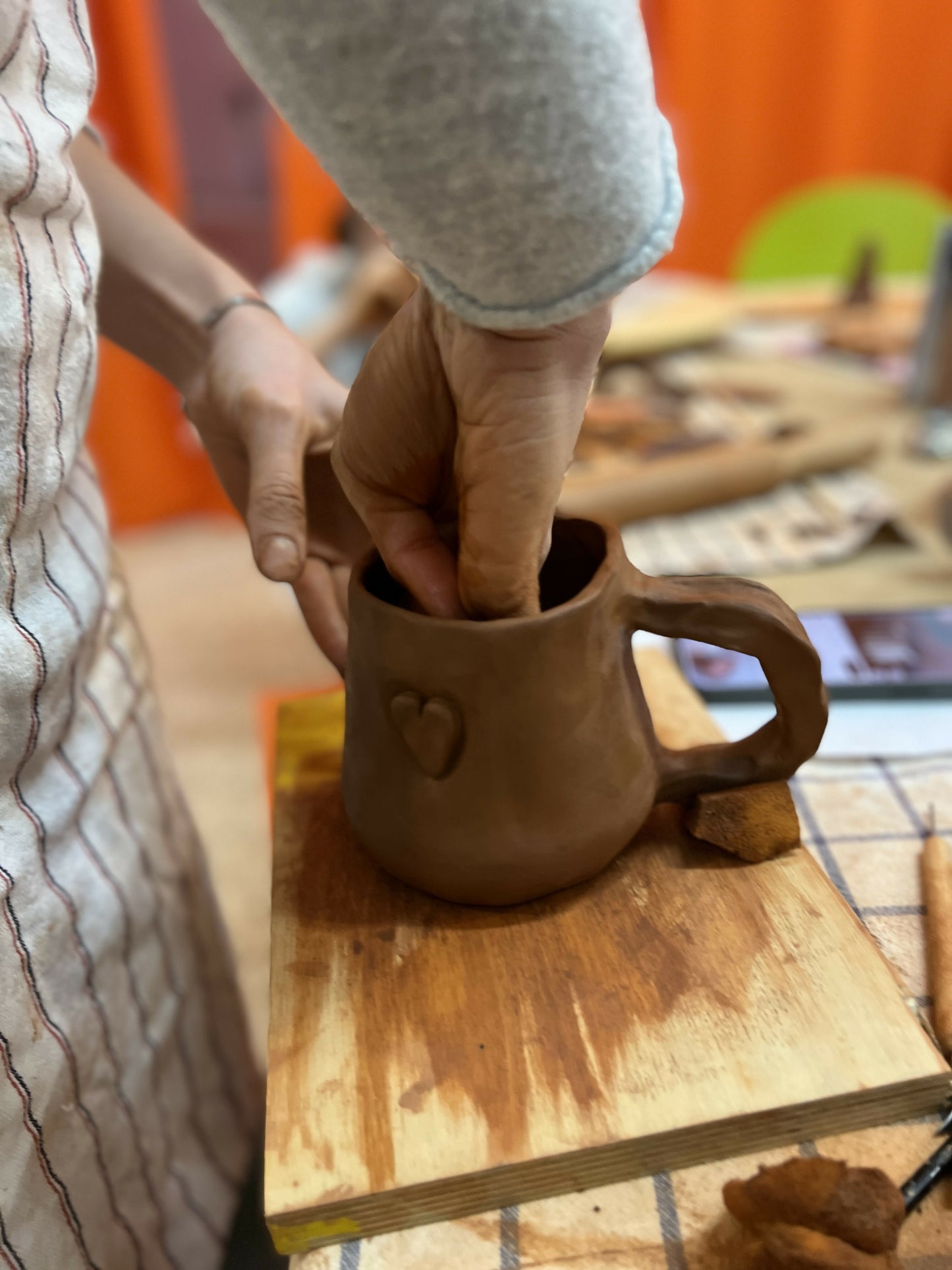 Clay & Cocktails: Hand-Building Ceramic Workshop with Anna in Lisbon, Portugal, by subcultours