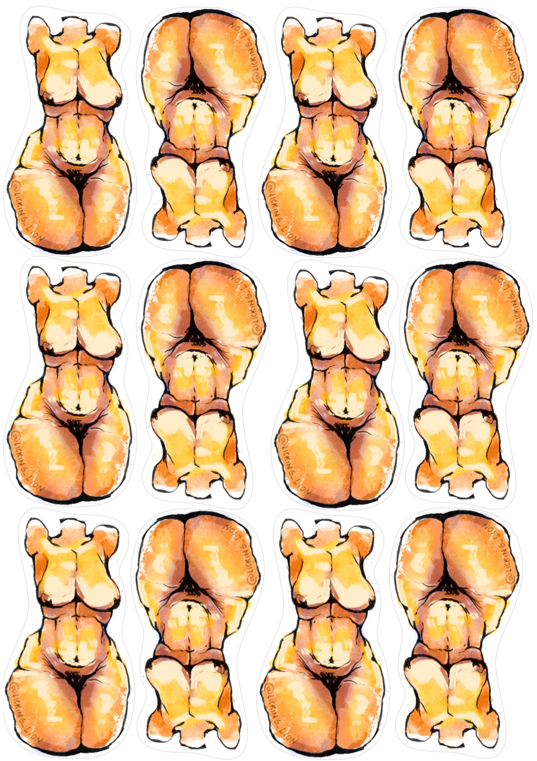 "Create your own handmade, sensual stickers" Nude Art Sticker Workshop with Tobias in Cologne, Germany