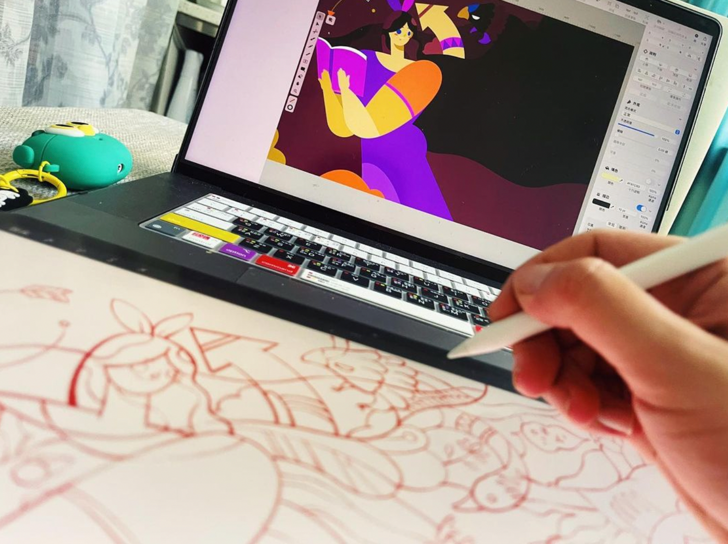 "Creating Patterns and Textures for Illustration" Workshop with Jaye in Berlin, Germany