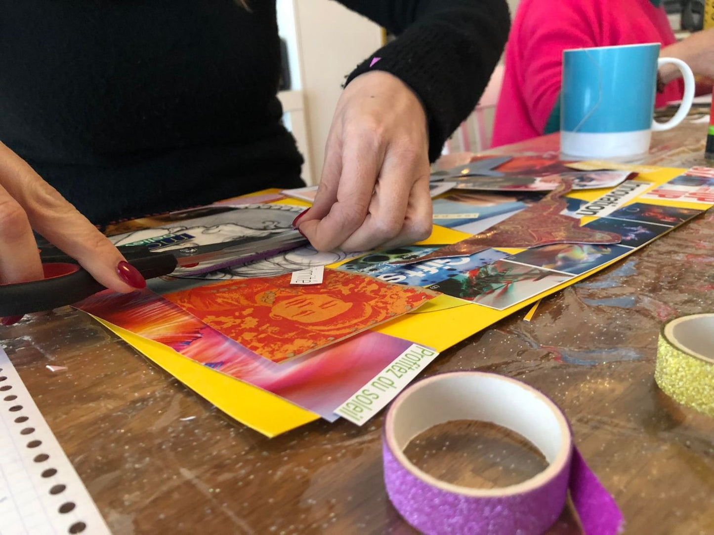 "Dreams & Visions" Collage Workshop with Tess in Brussels, Belgium