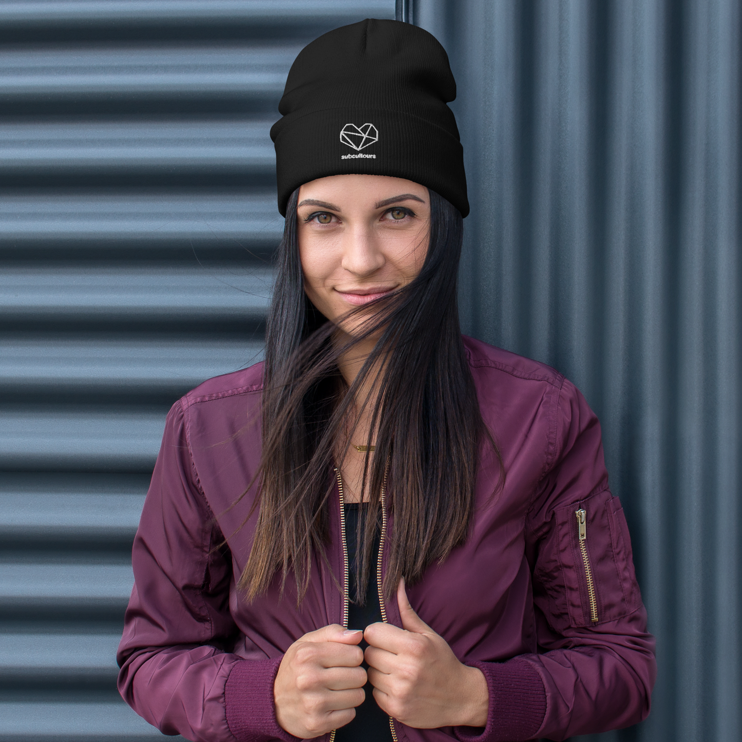 Embroidered subcultours Beanie, by subcultours 2
