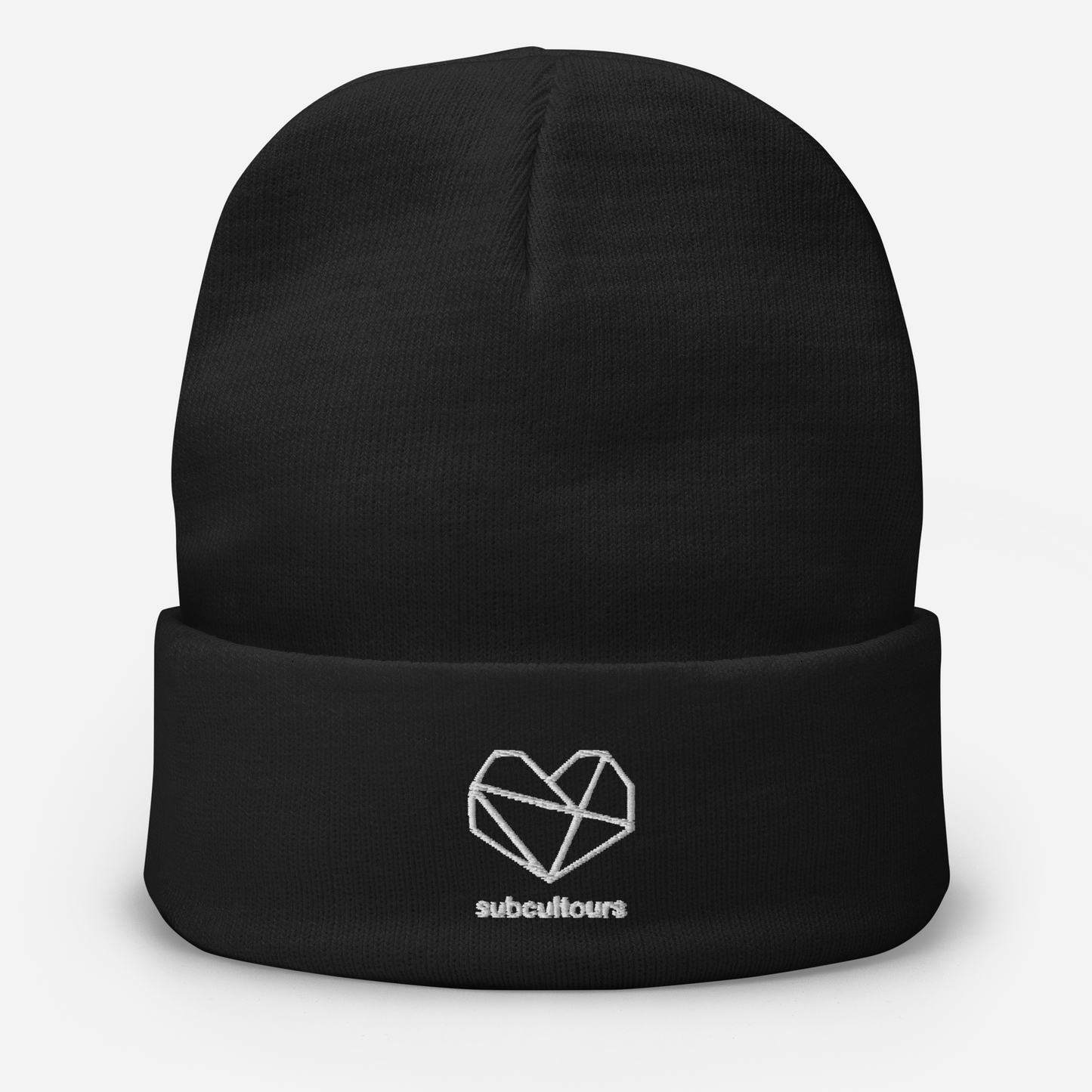 Embroidered subcultours Beanie, by subcultours 5