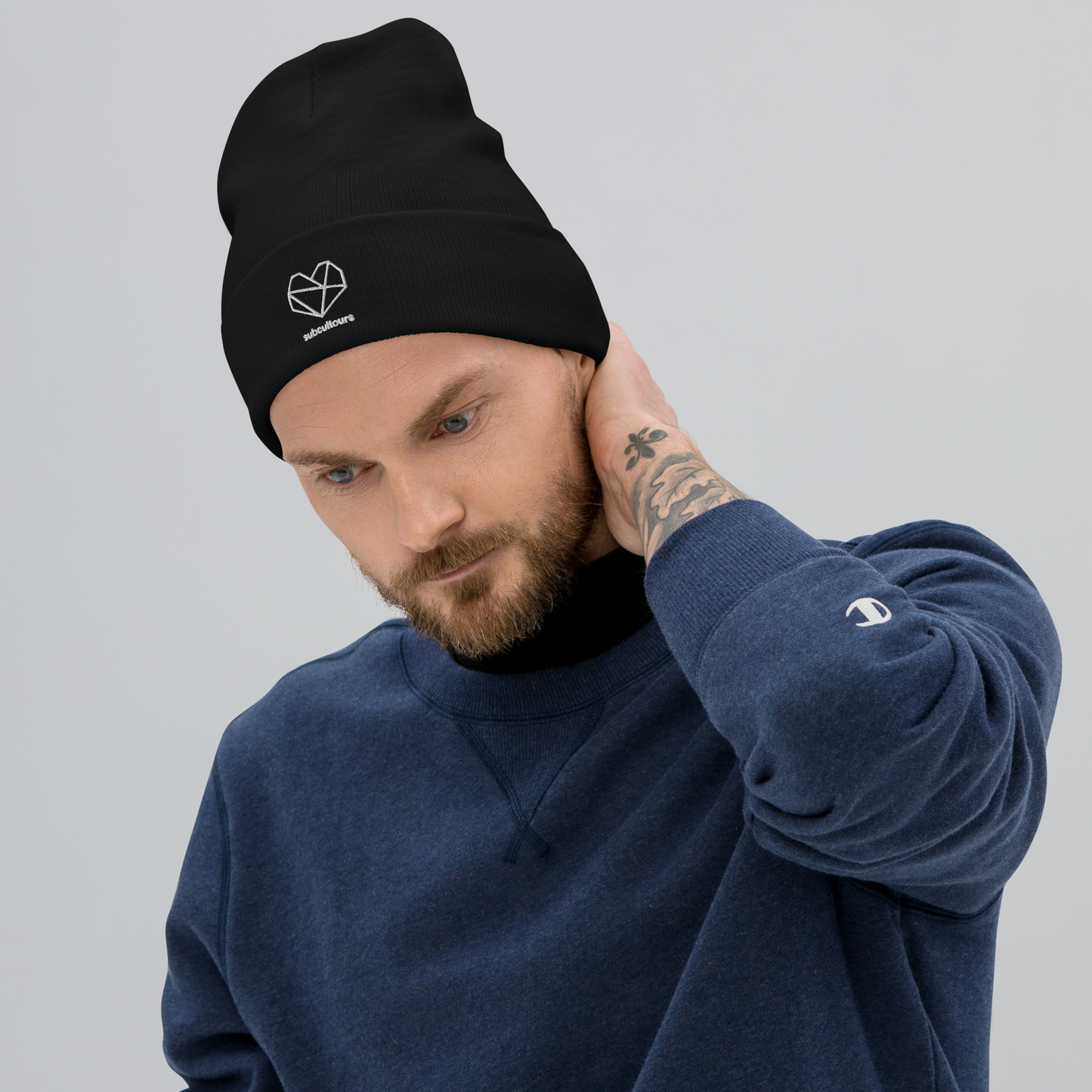 Embroidered subcultours Beanie, by subcultours 6