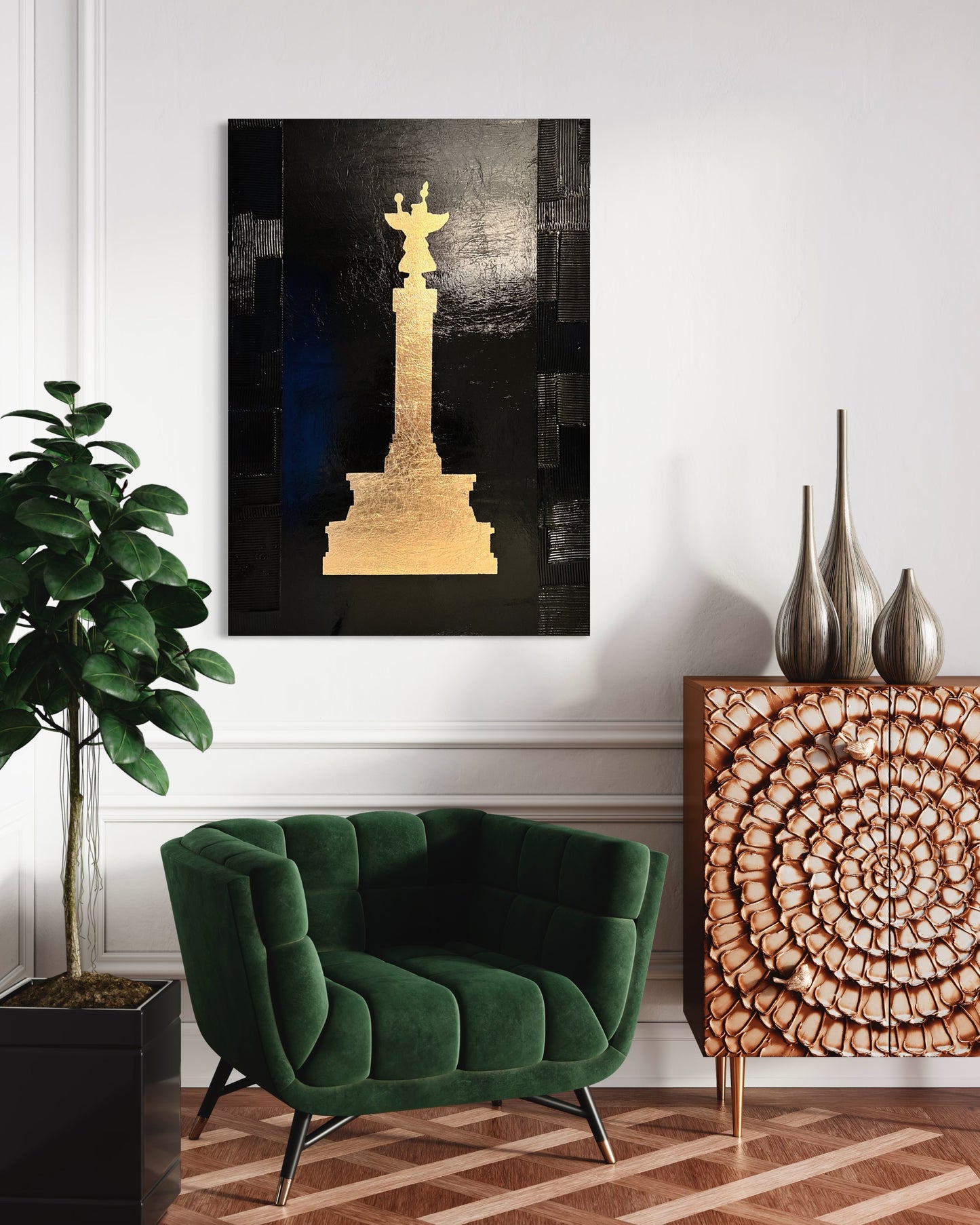 "Victory Column" Artwork by Nyra Turkmani