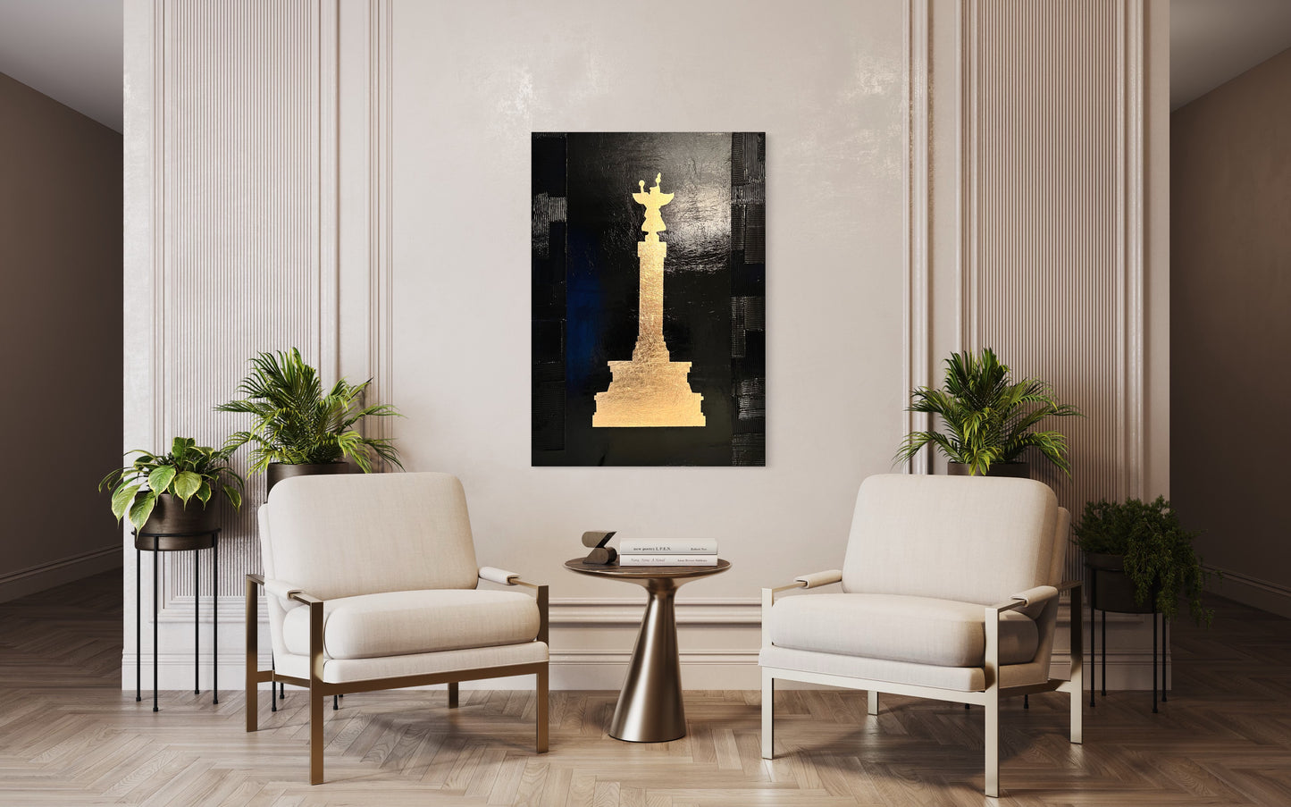 "Victory Column" Artwork by Nyra Turkmani