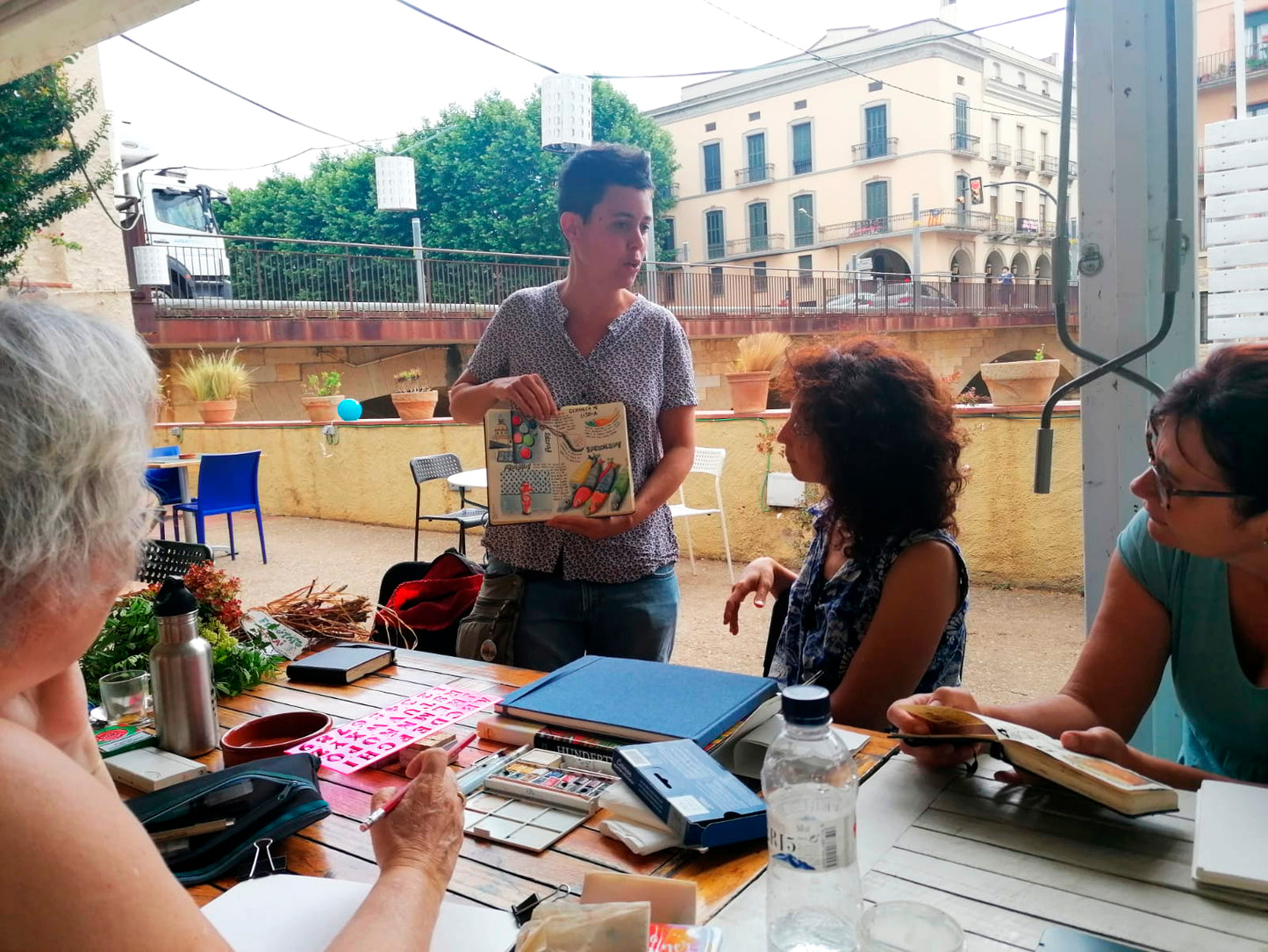 Illustration Workshop "Connecting with Nature: Illustrating Trees" with Sarai in Costa Brava, Spain, by subcultours