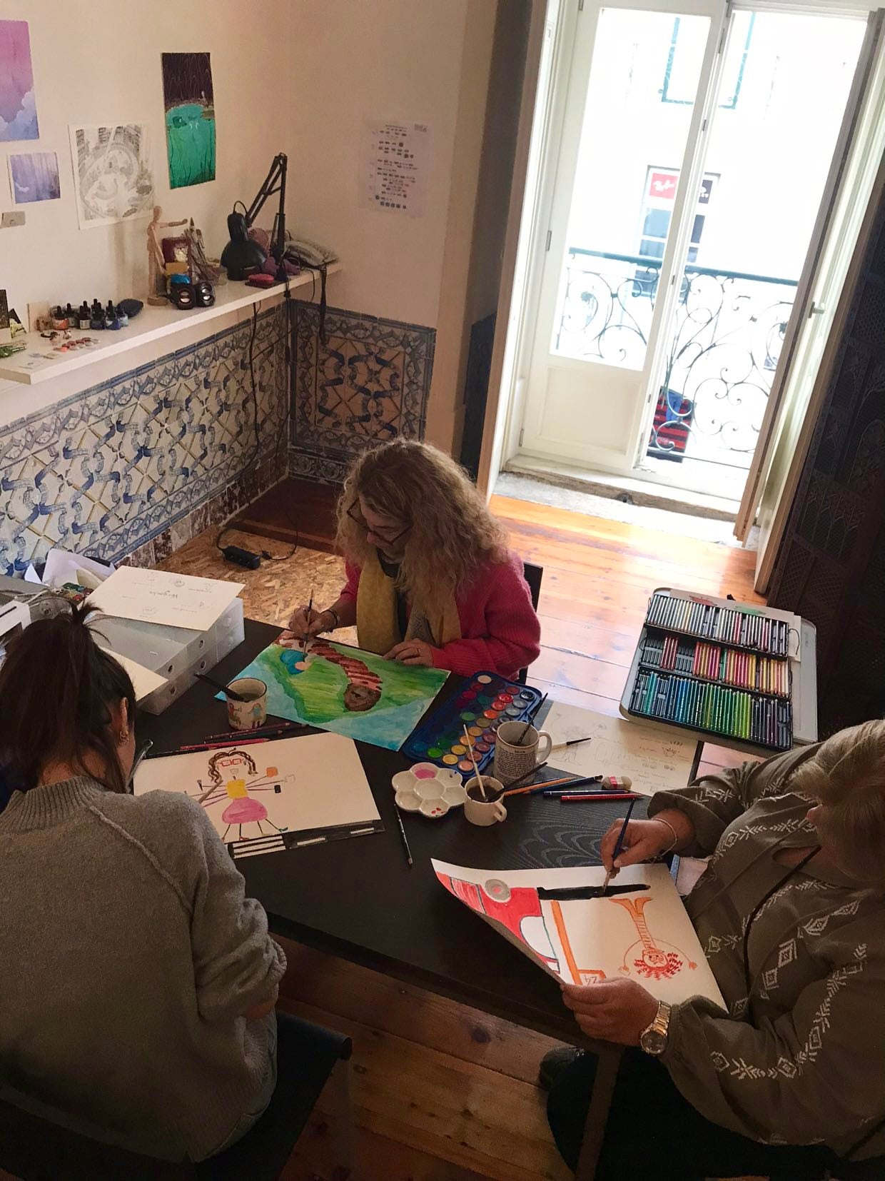 Illustration Workshop "Illustrating Fantastic Creatures" with Beatriz in Lisbon, Portugal, by subcultours