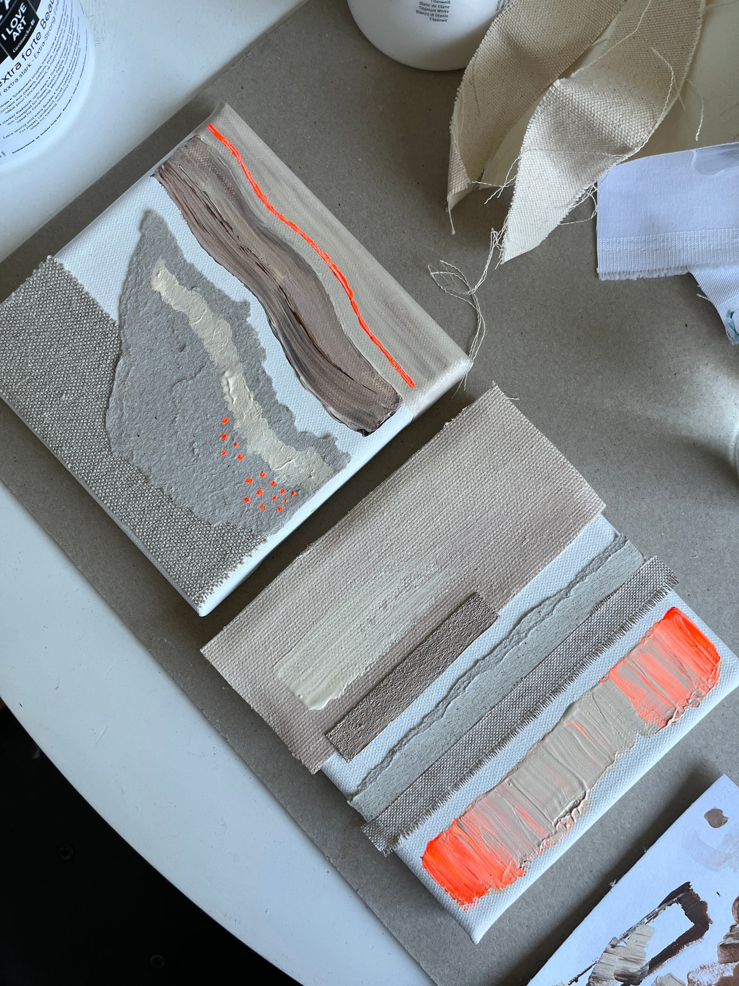 "Mixed Media Collage Art" Workshop with Anastasia in Flensburg, Germany