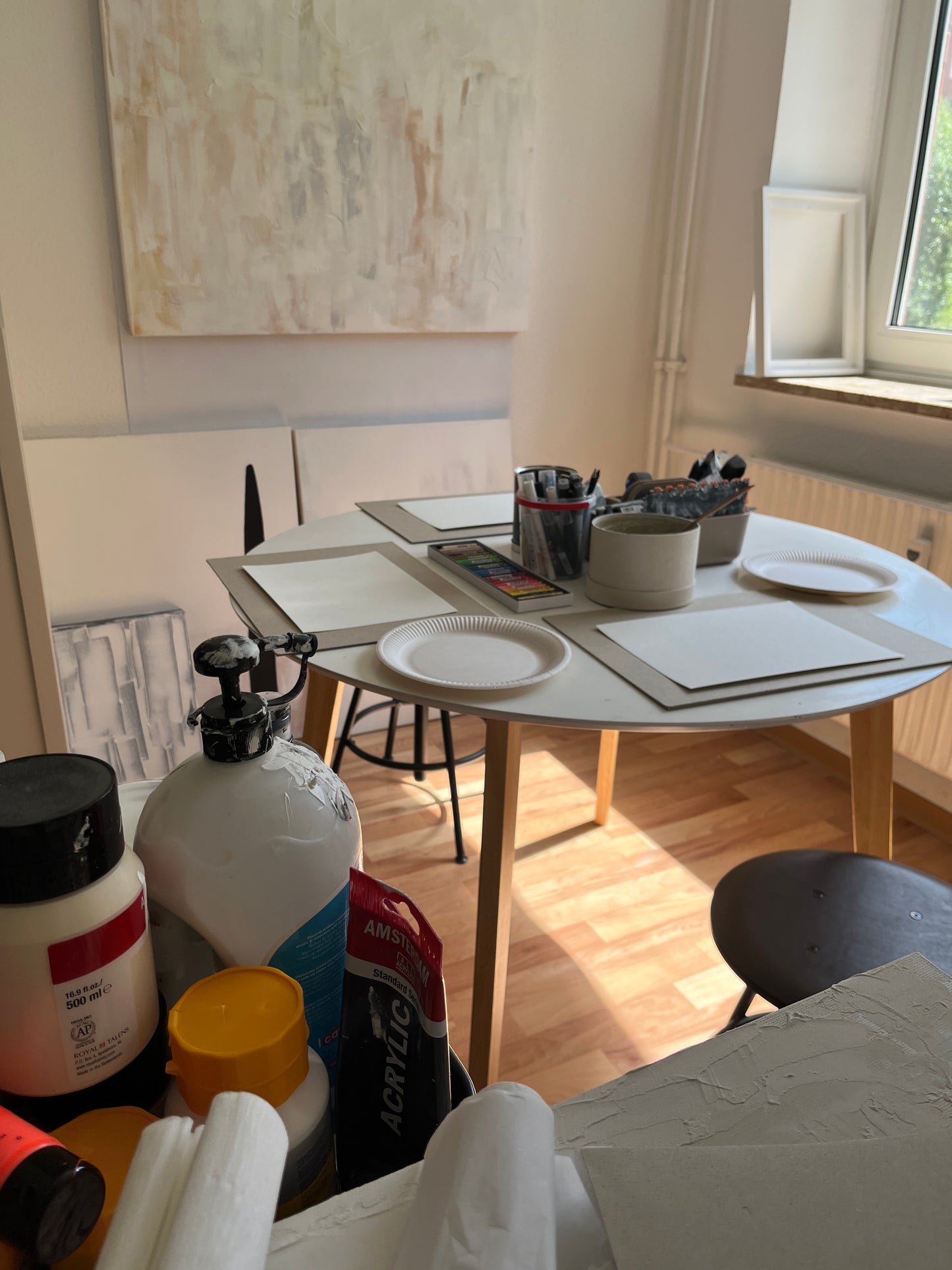 "Mixed Media Collage Art" Workshop with Anastasia in Flensburg, Germany