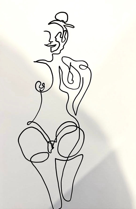 One-Line Drawing Workshop with Malandro in Geneva, Switzerland, female body drawing, by subcultours