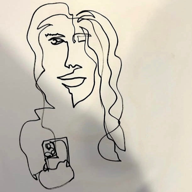 One-Line Drawing Workshop with Malandro in Geneva, Switzerland, lady drawing, by subcultours