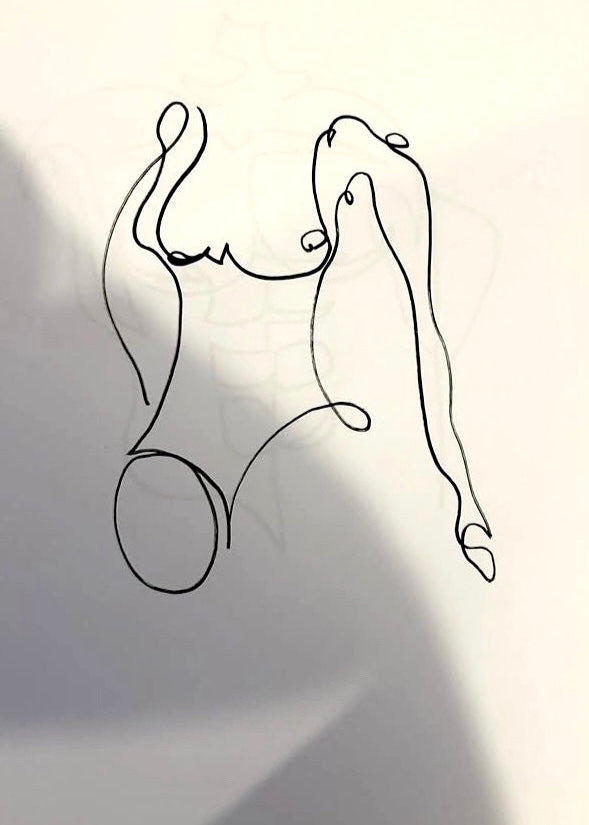 One-Line Drawing Workshop with Malandro in Geneva, Switzerland, female body, by subcultours