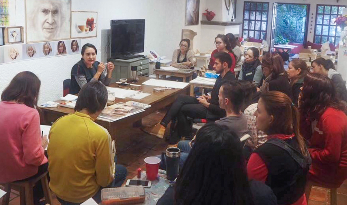 Online Watercolor Painting Workshop "Weekly Watercolor Lessons" with Patricia in English by subcultours