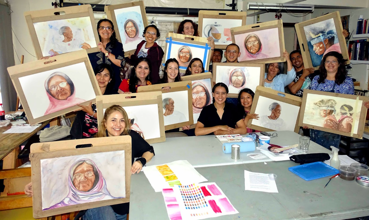 Online Watercolor Painting Workshop "Weekly Watercolor Lessons" with Patricia in English by subcultours