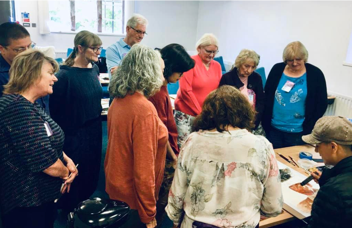 Online Watercolor Painting Workshop "Weekly Watercolor Lessons" with Patricia in English by subcultours