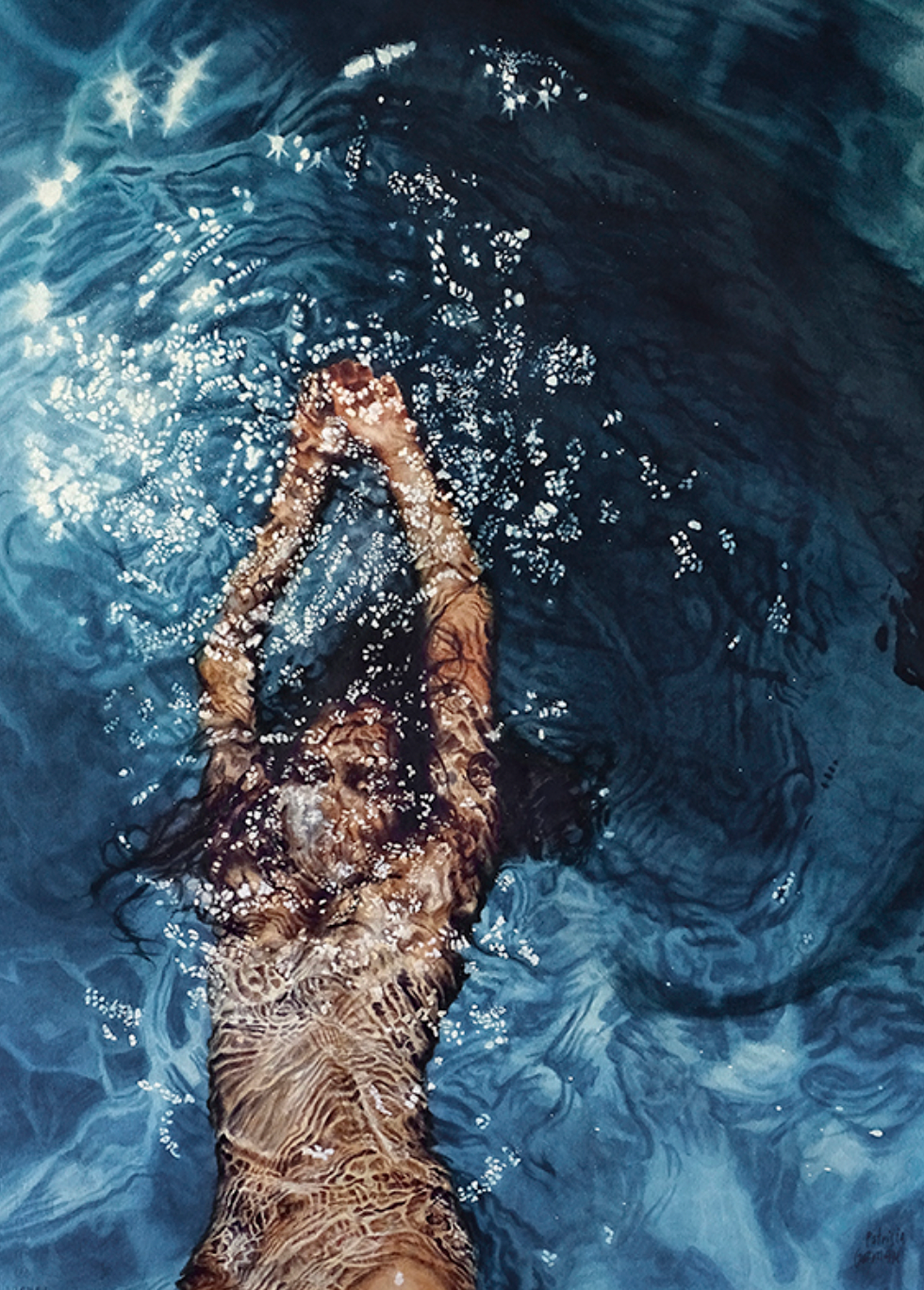 Online Watercolor Painting Workshop "Weekly Watercolor Lessons" with Patricia in English by subcultours