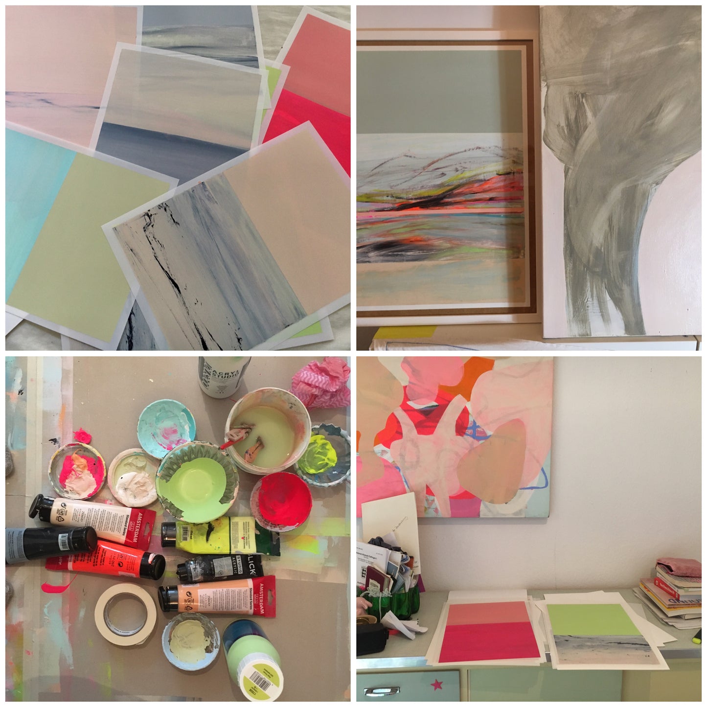 Painting Workshop "Experimental Landscapes" with Stefanie in Berlin, Germany by subcultours