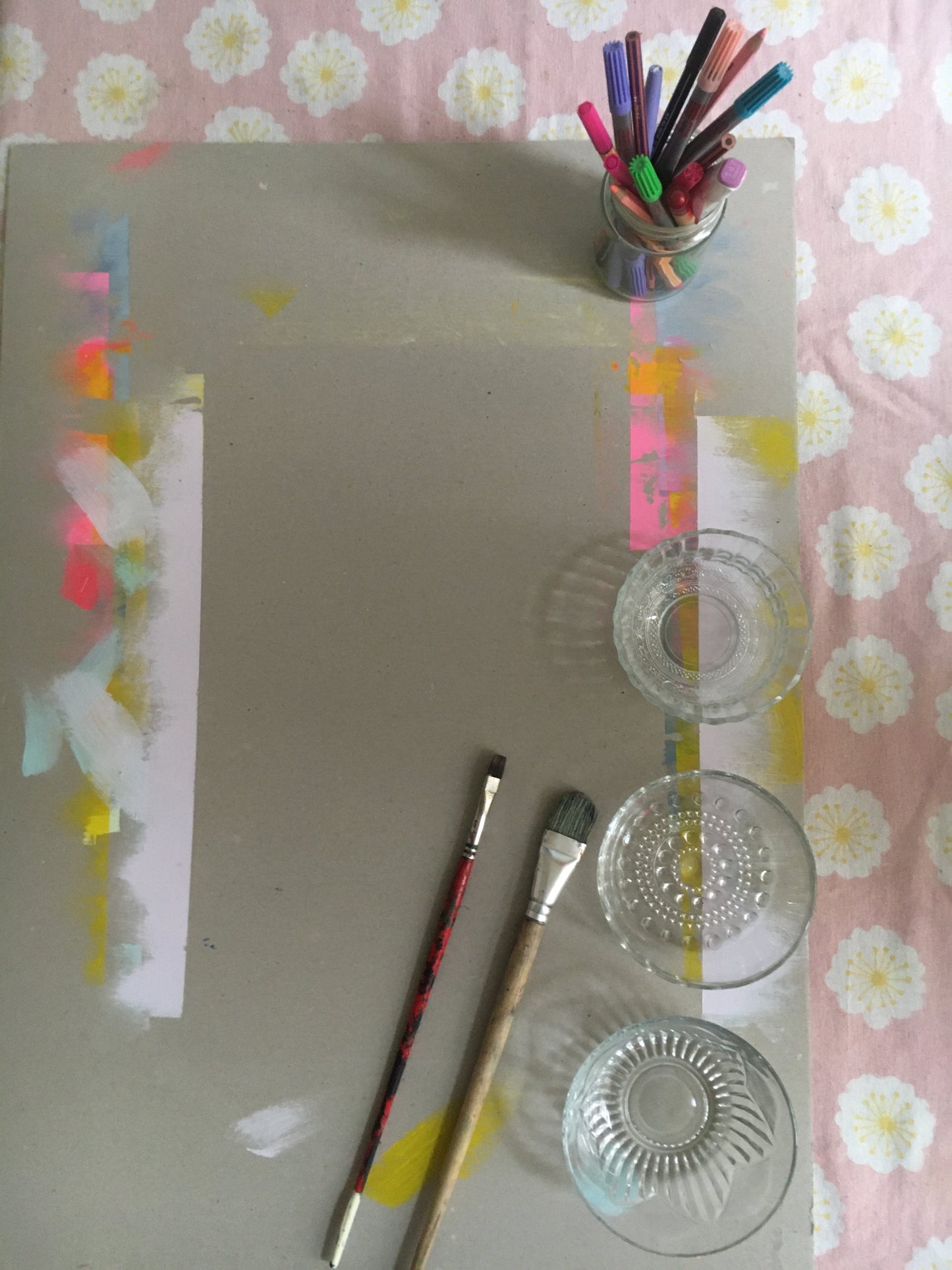 Painting Workshop "Experimental Landscapes" with Stefanie in Berlin, Germany by subcultours