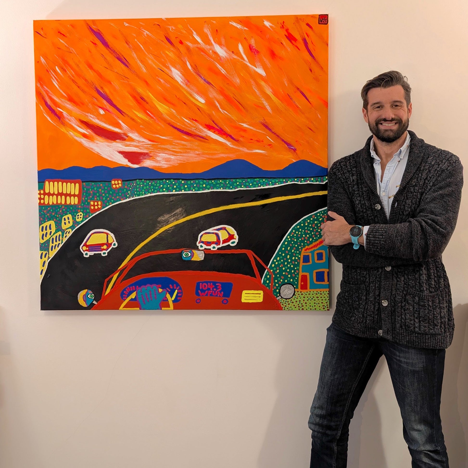 Painting Workshop "Give Yourself Permission To Art" with Charlie in Matosinhos, Portugal, by subcultours