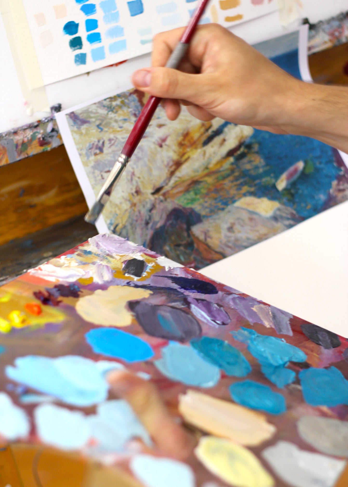 Painting Workshop "The light of Sorolla" with Álex Barros in Madrid, Spain, by subcultours