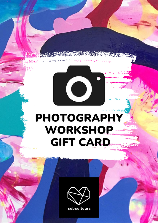 Photography Workshop gift card by subcultours