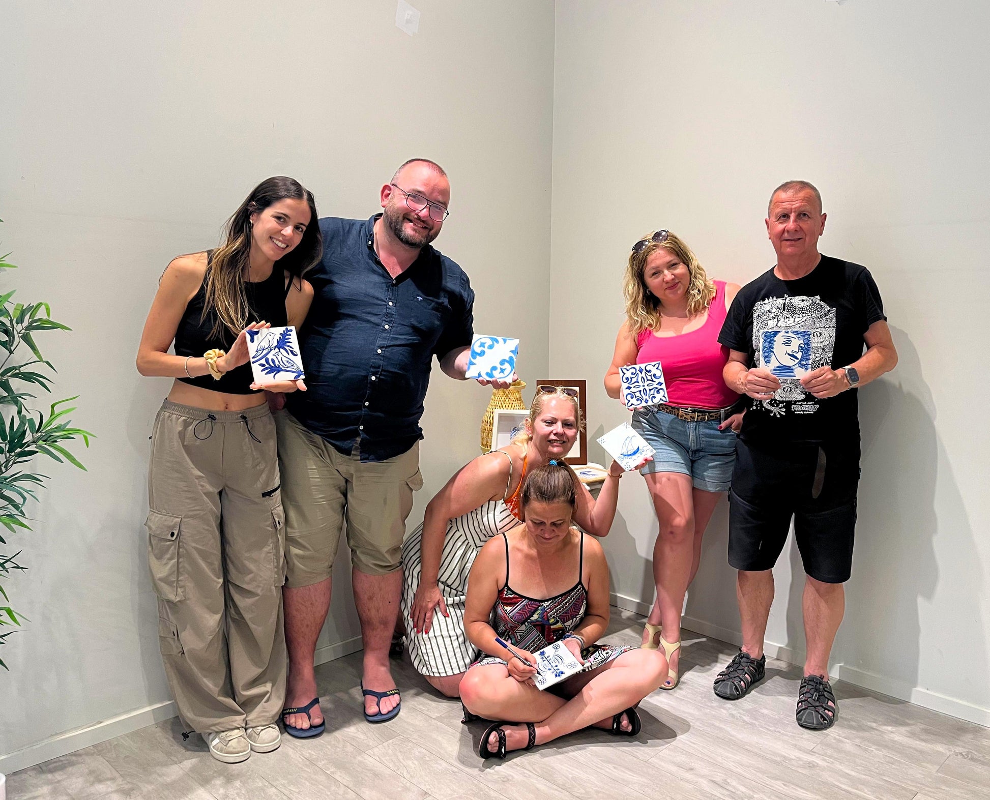 Portuguese Tile Painting Workshop with Carla in Faro, Algarve, Portugal, by subcultours