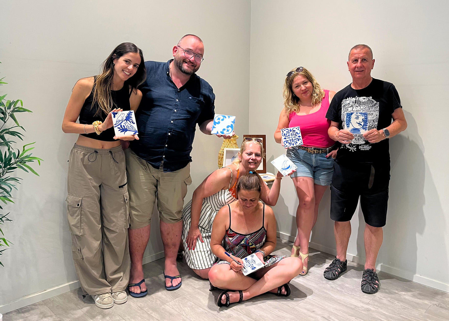 Portuguese Tile Painting Workshop with Carla in Faro, Algarve, Portugal, by subcultours