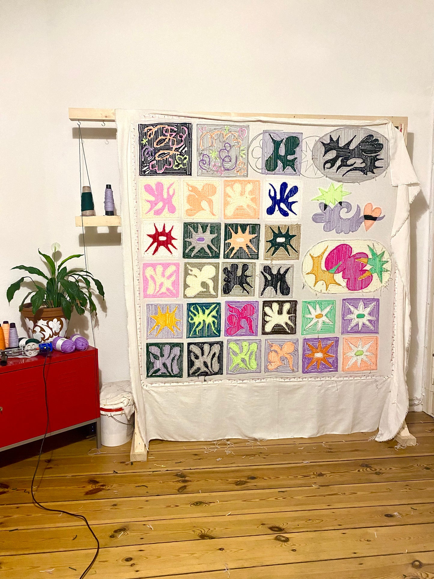 Rug Tufting Workshop 1 on 1 "Create a tufted art piece for your home in a custom size" with Gaja in Berlin, Germany by subcultours