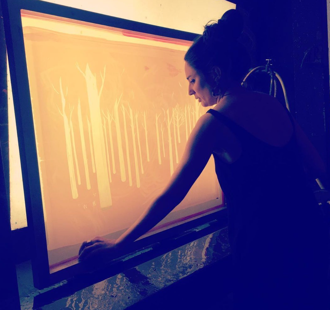 "Become a Screen Print Expert from A to Z" Workshop - in Berlin, Germany, with Julie