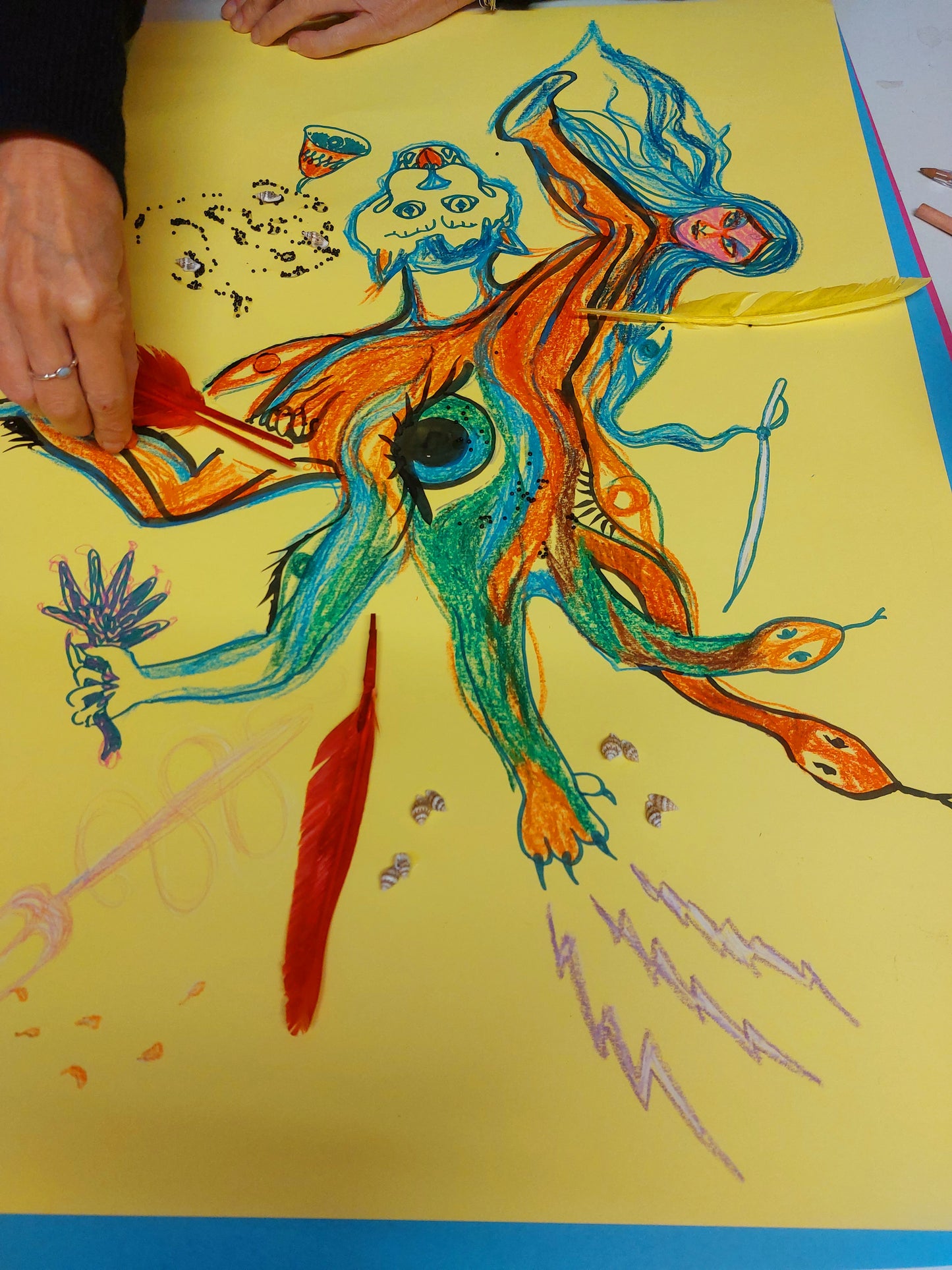 Team Energy Drawing Workshop with Anne in Hamburg, Germany by subcultours