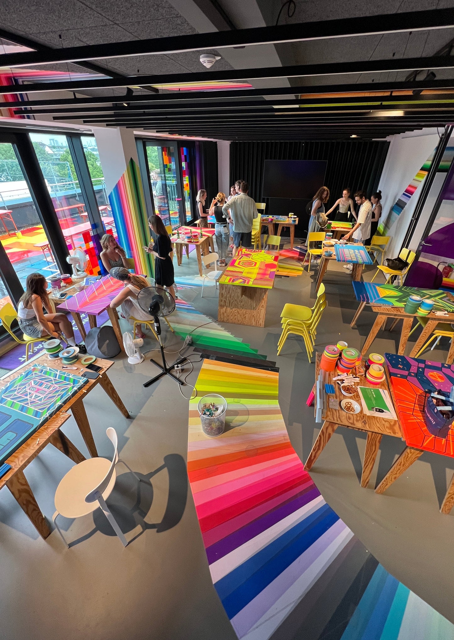 Tape Art Workshop with Toni in Berlin, Germany by subcultours