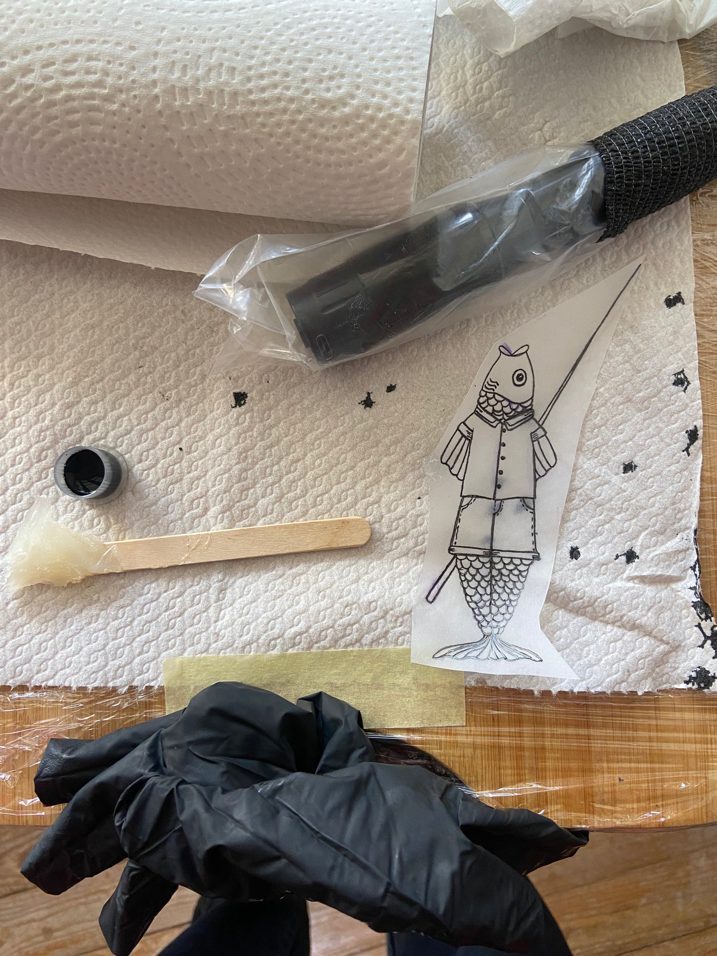 Tattoo Workshop "From Illustration to Tattoo, Methods, and Techniques for Beginners" with Daiena in Lisbon, Portugal by subcultours